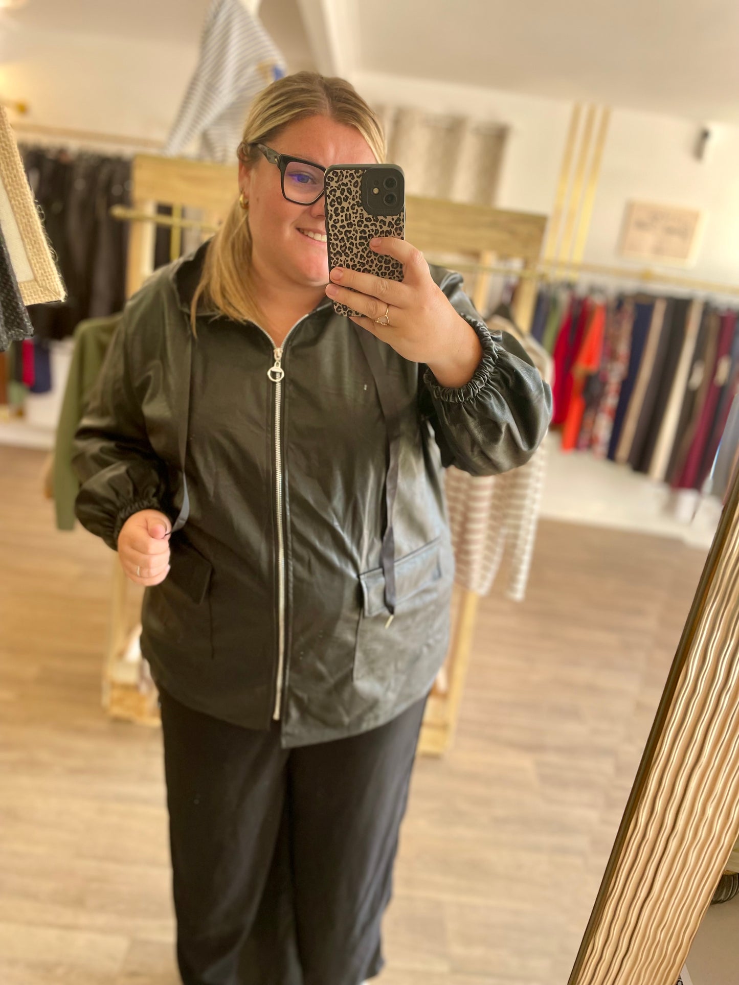 Parka similicuir