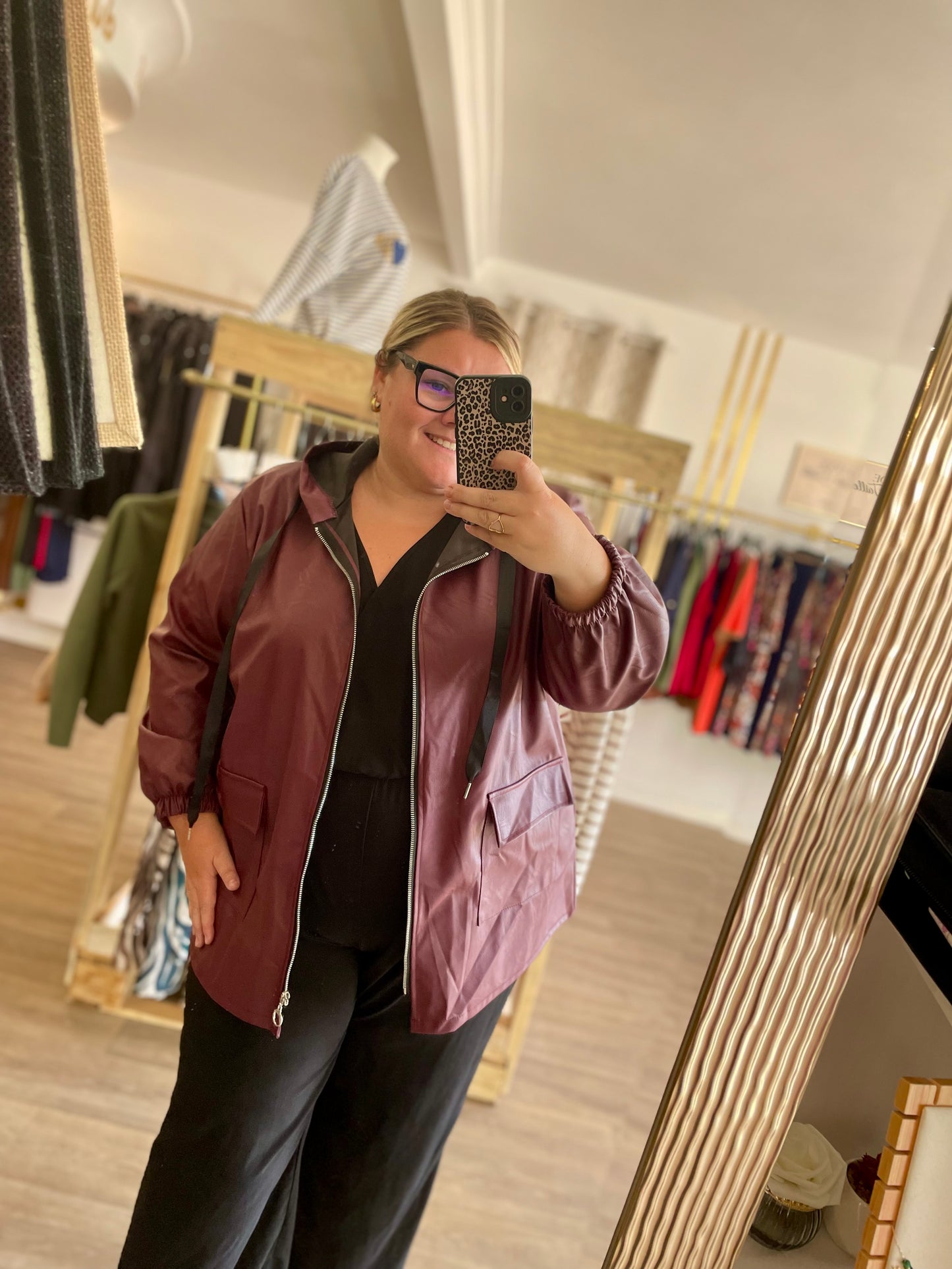 Parka similicuir