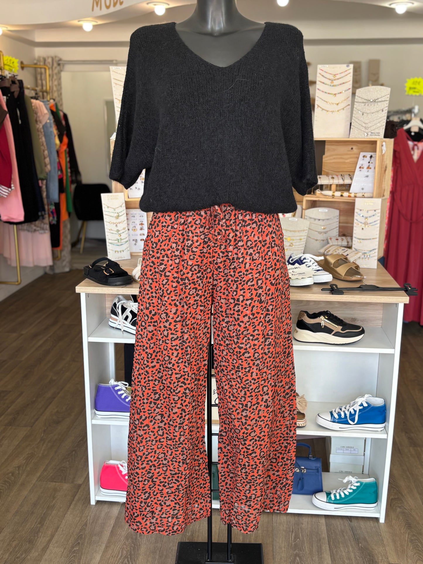 Pantalon léopard