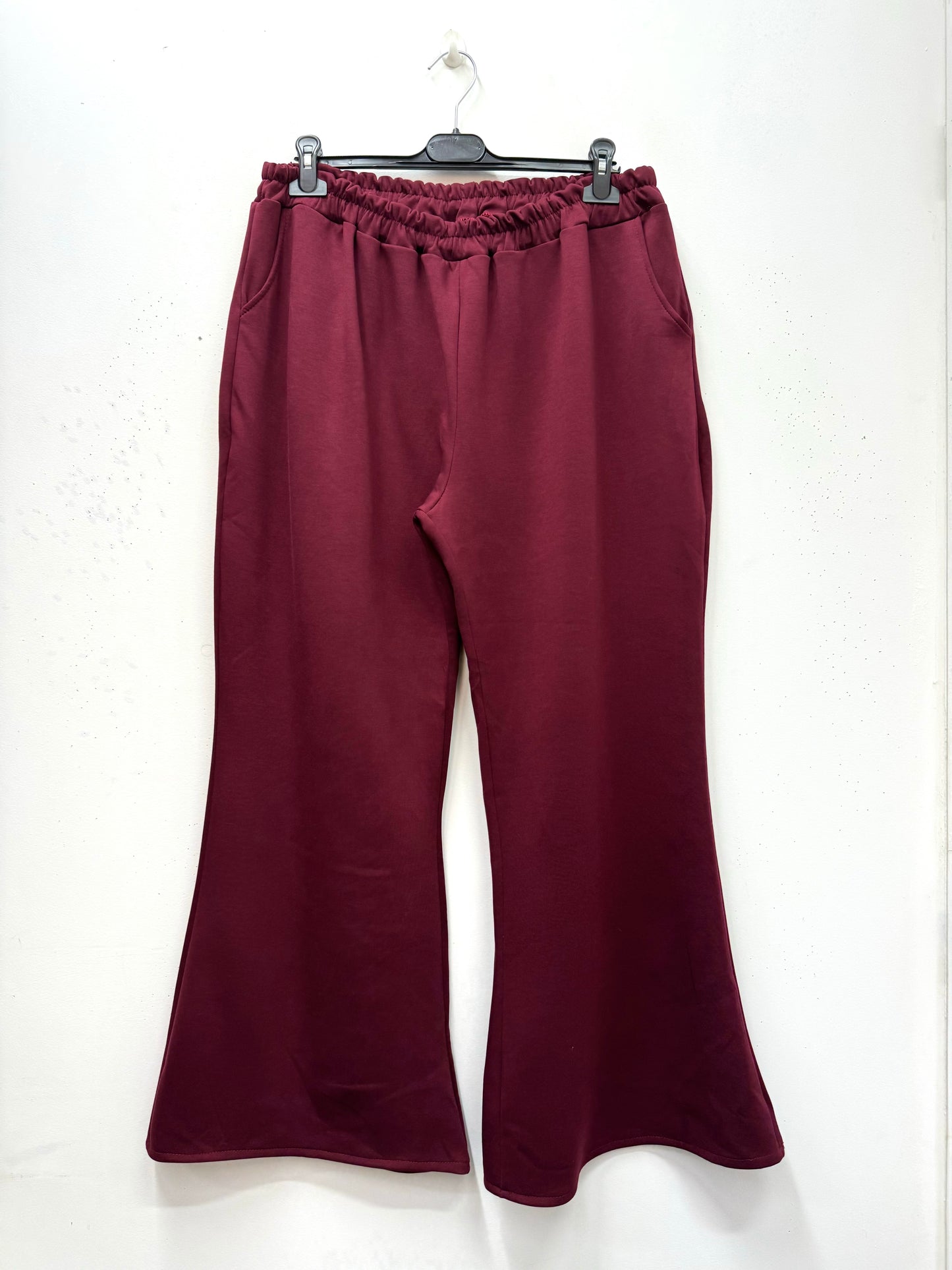 Pantalon Flare Décontracté en Néoprène – Grande Taille TU 52/54