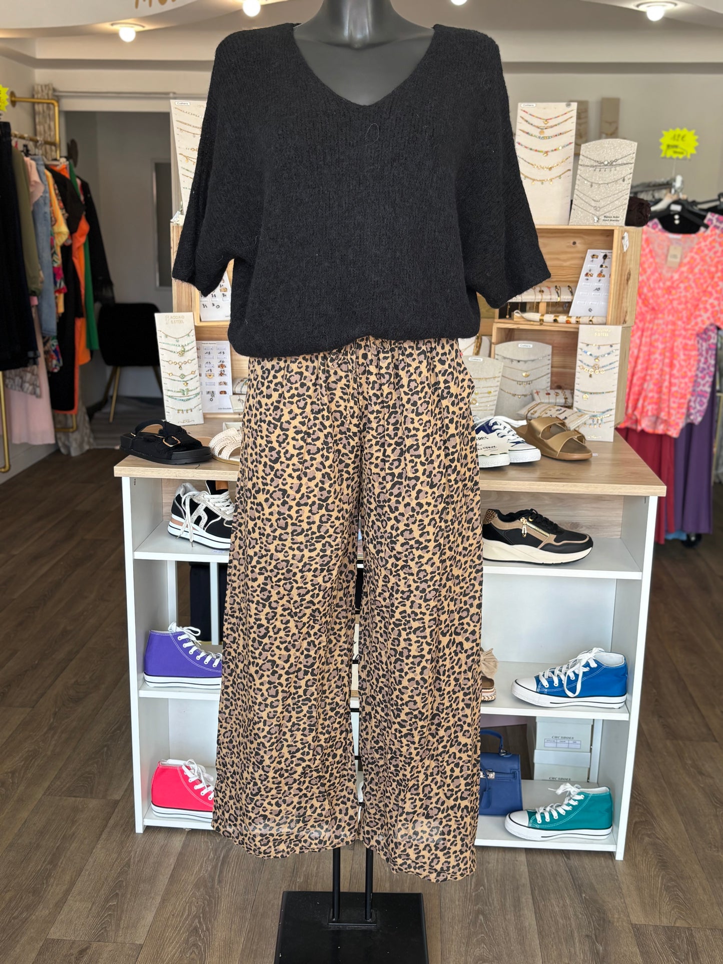 Pantalon léopard