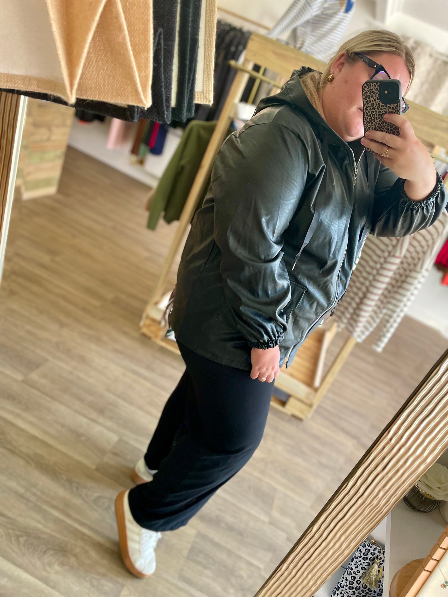 Parka similicuir