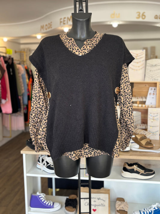 Pull sans manche
