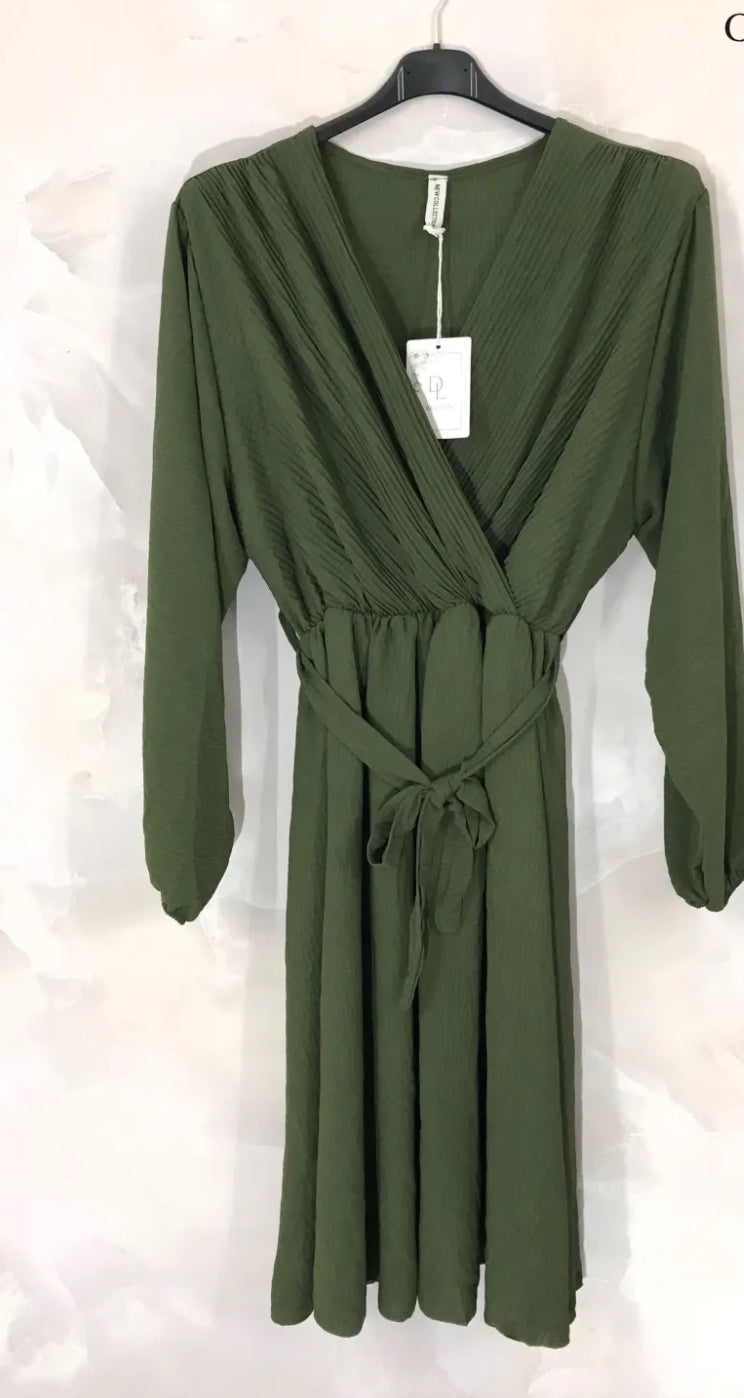 Robe courte cache cœur