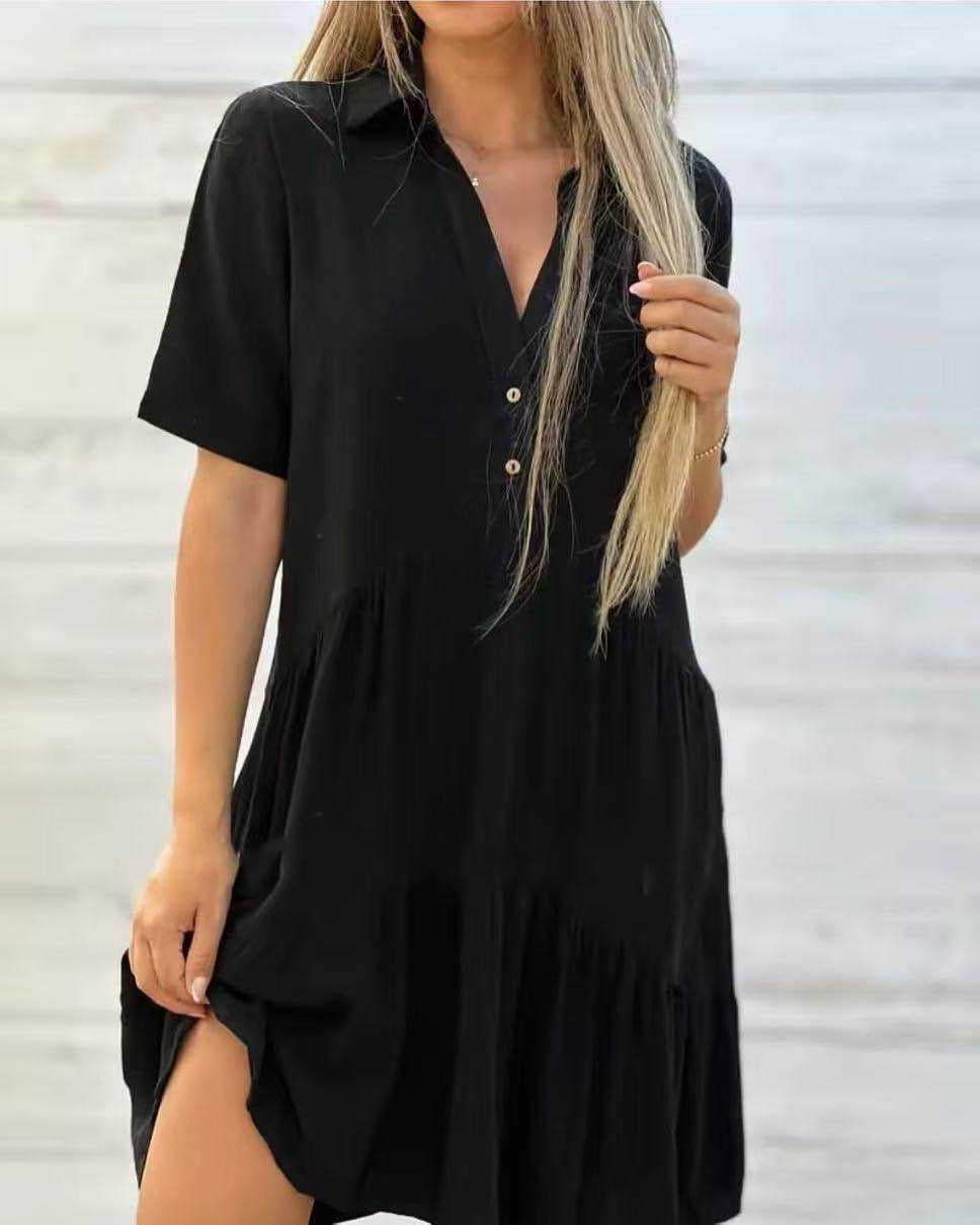 Robe fluide - Col V