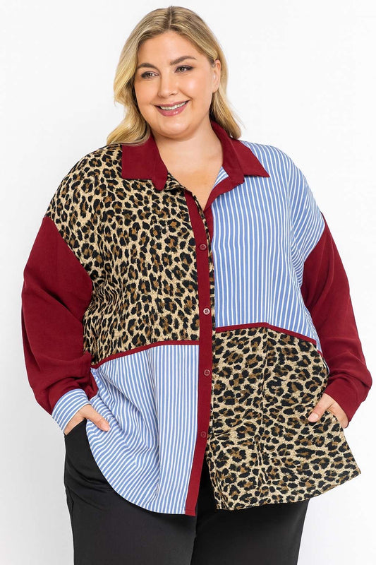 Chemise léopard