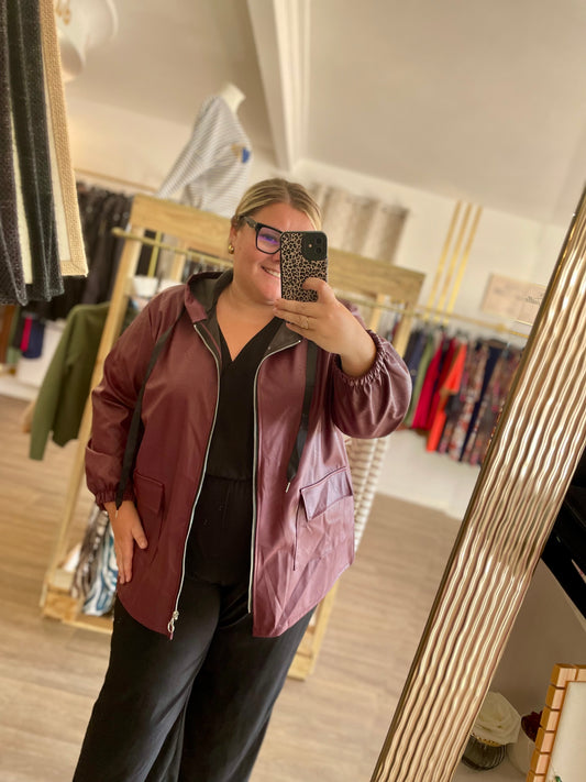 Parka similicuir