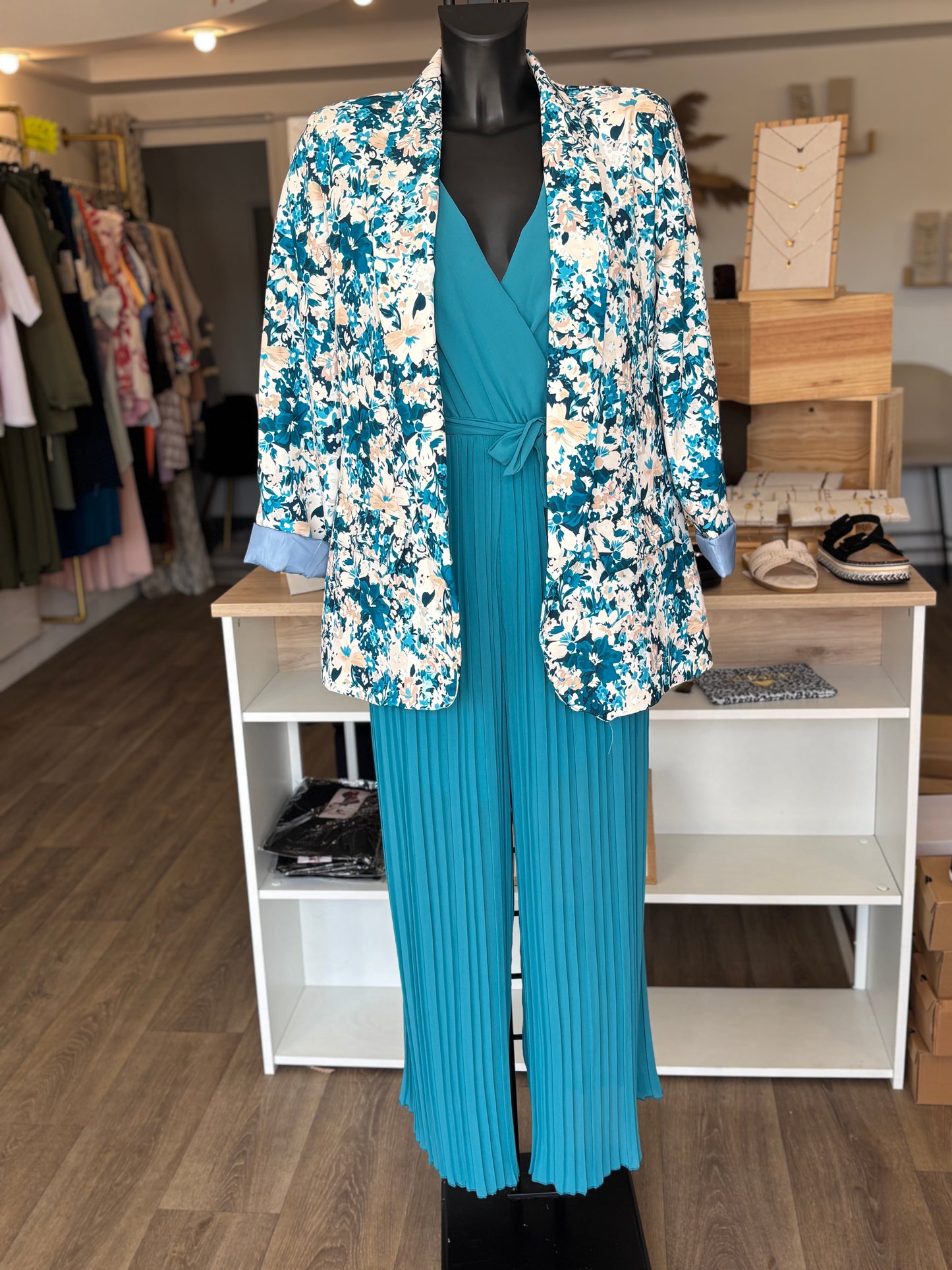 Veste blazer fleurie – Coloris variés