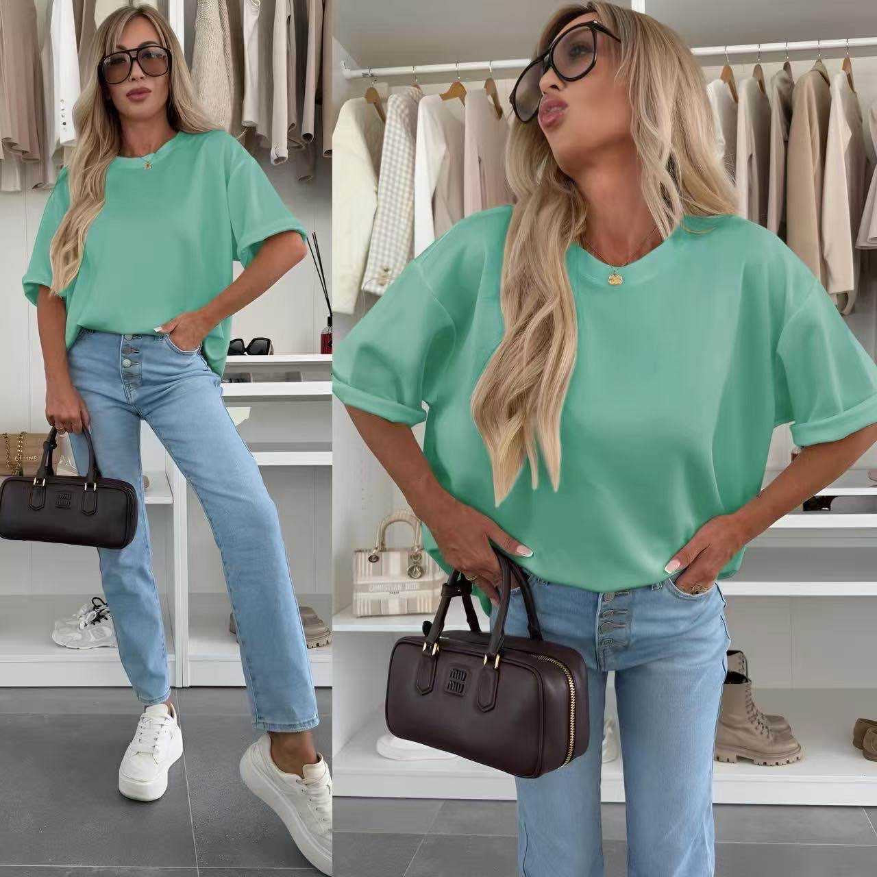 T-shirt oversize manches larges – Le basique chic