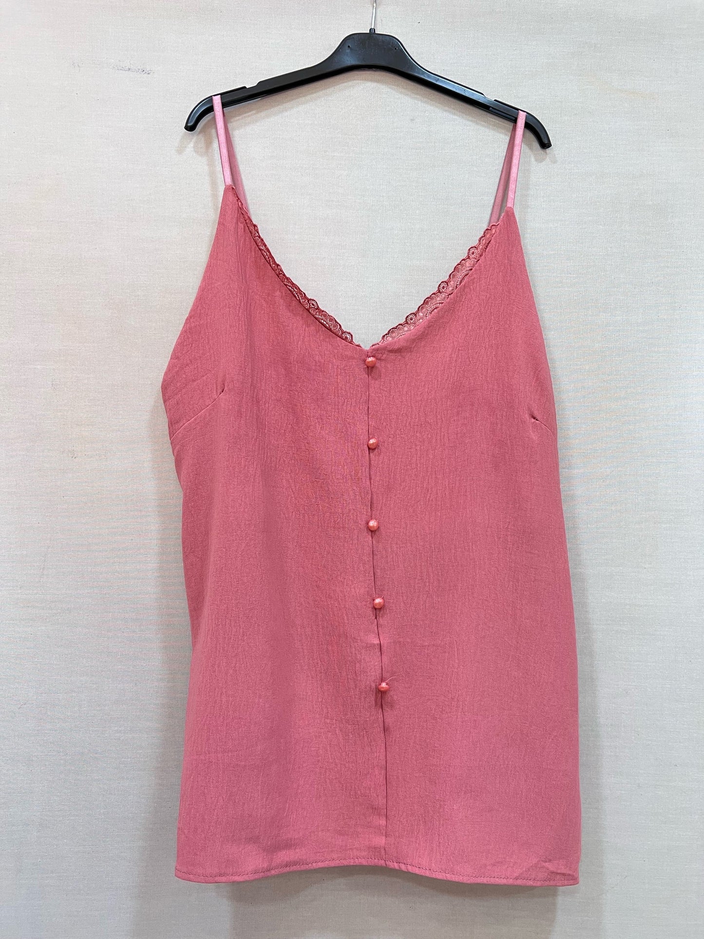 Débardeur Boutonné Dentelle - Petite taille