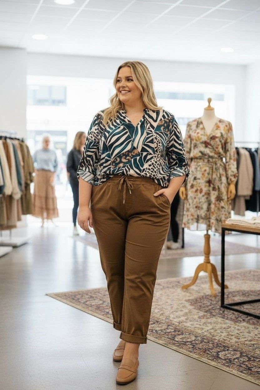 Blouse stretch Zèbre 42/54