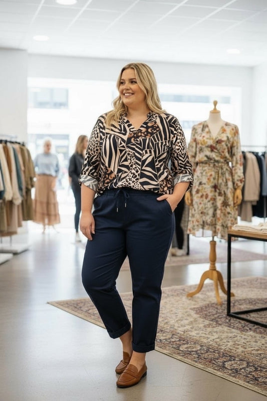 Blouse stretch Zèbre 42/54