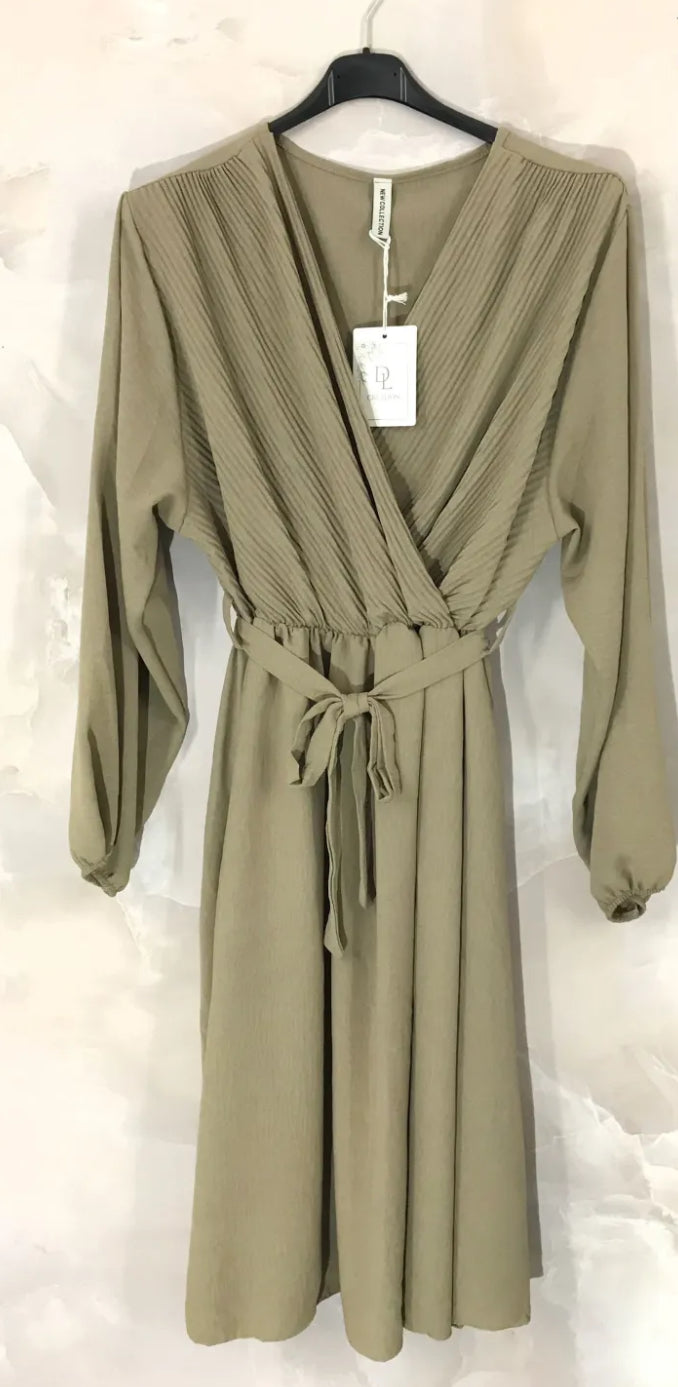 Robe courte cache cœur