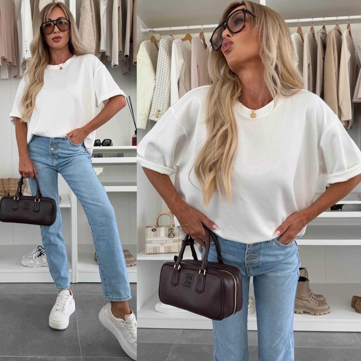 T-shirt oversize manches larges – Le basique chic