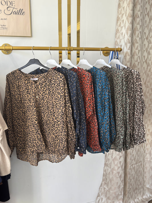 Chemise léopard