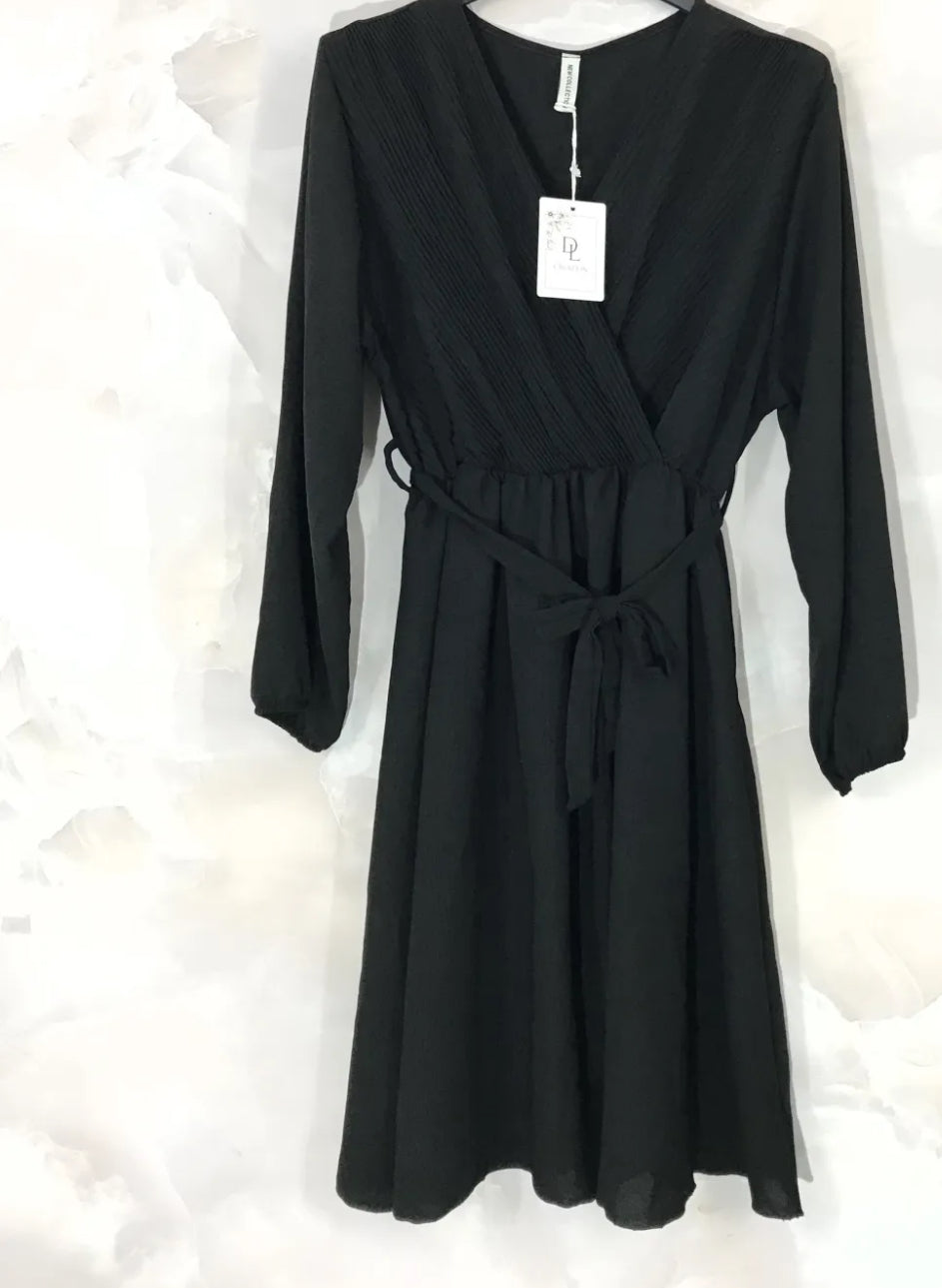 Robe courte cache cœur