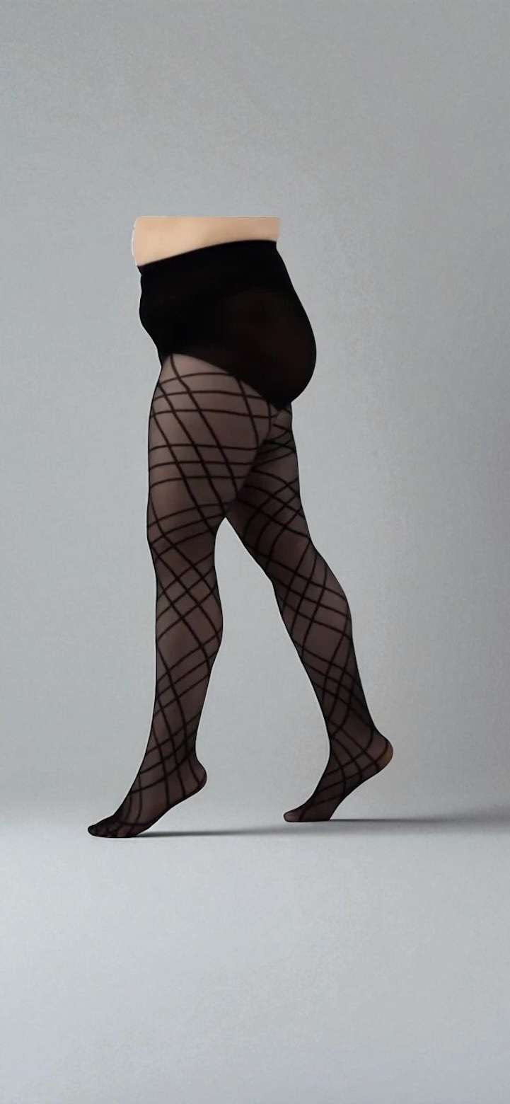 Collant rayure 44/60