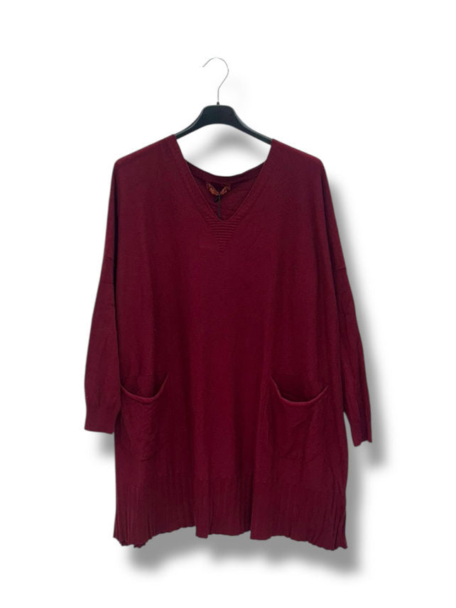 Tunique grande taille col V