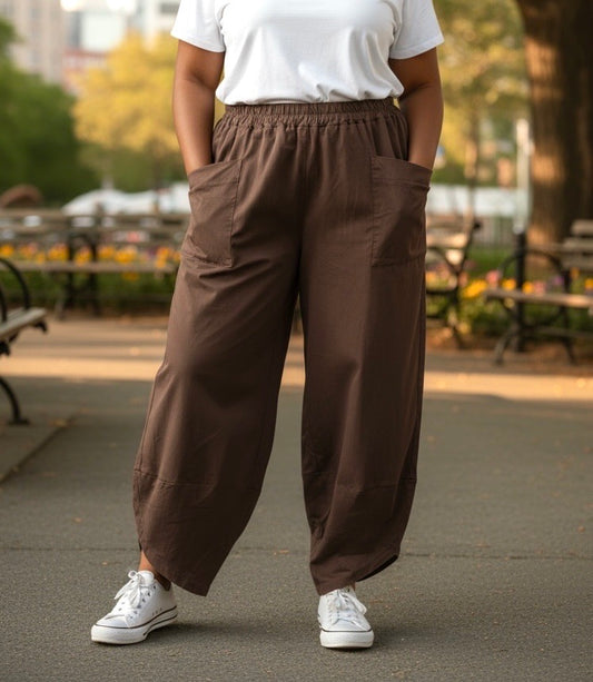 Pantalon Style Cargo Stretch – Grande Taille