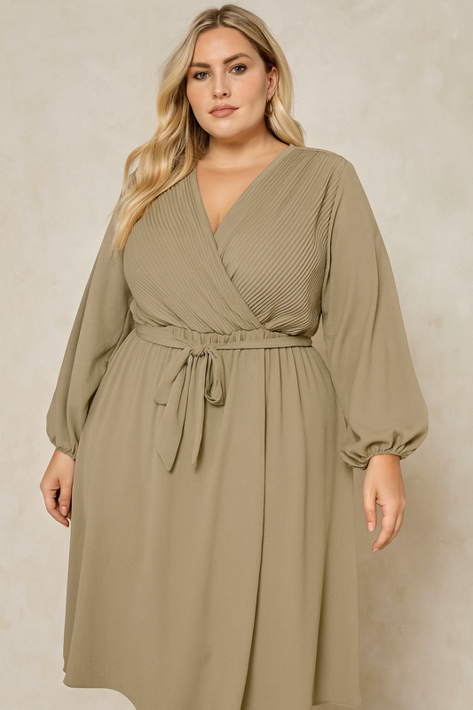 Robe courte cache cœur